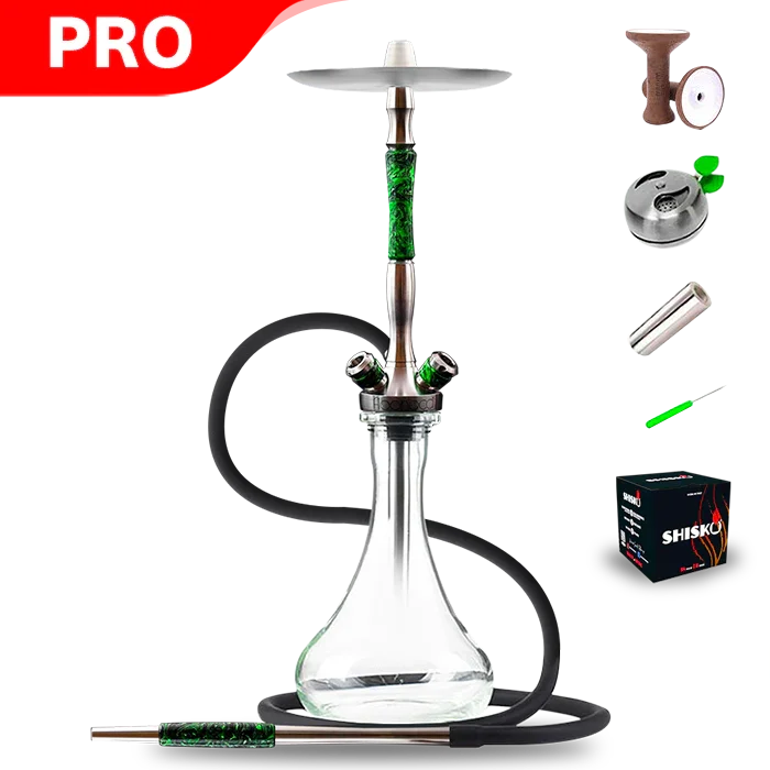 Union Hookah Fibonacci Shisha - Grün Acryl