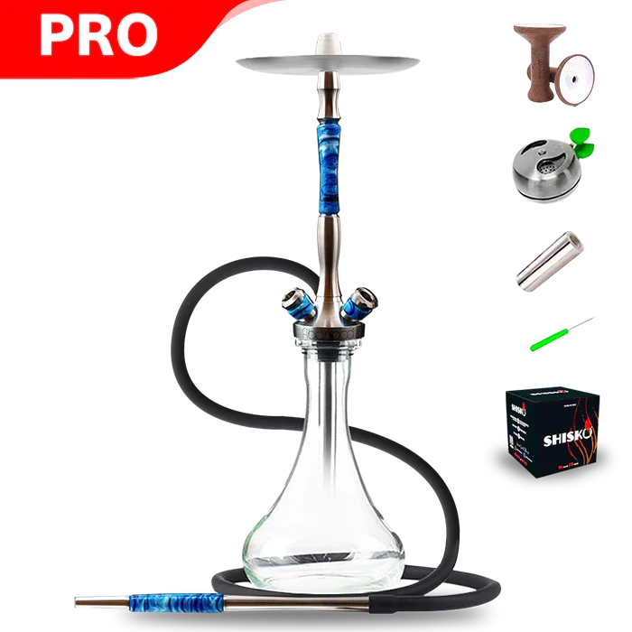 Union Hookah Fibonacci Shisha - Blaues Acryl