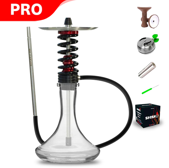 Shi Carver Static Easy Hookah - Black Cherry