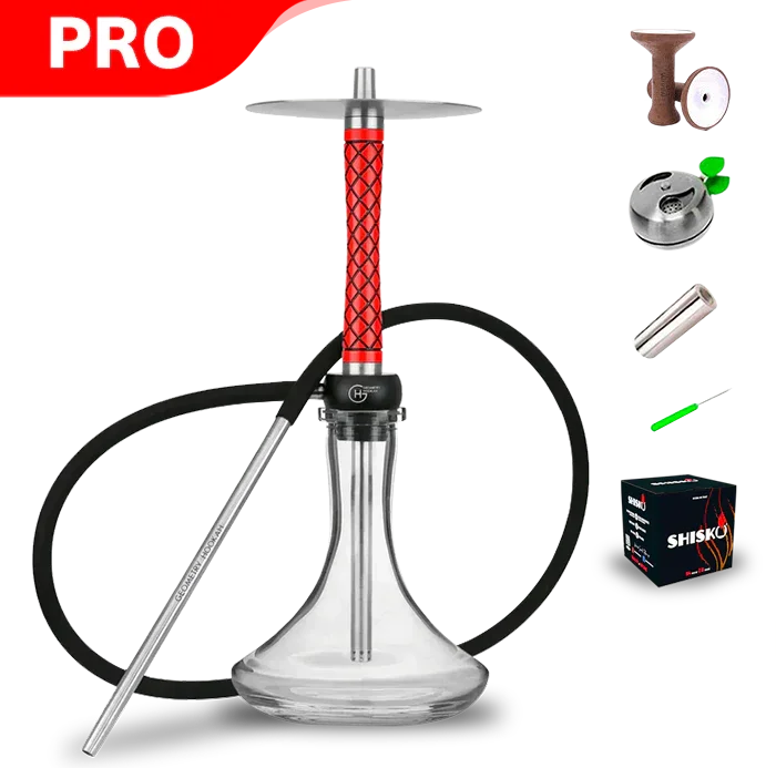 Geometry Hookah Little Bro - Rhombus Rot
