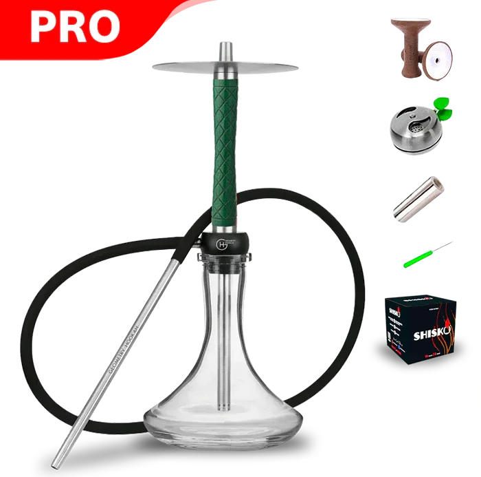 Geometry Hookah Little Bro - Rhombus Green