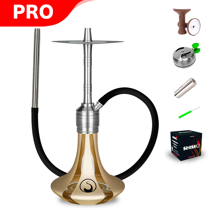 Steamulation Mini Gen. II Shisha - Gold Matt Metallic