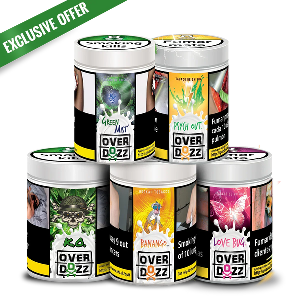 Overdozz 5er-Probierpaket (Gesamt 1kg)