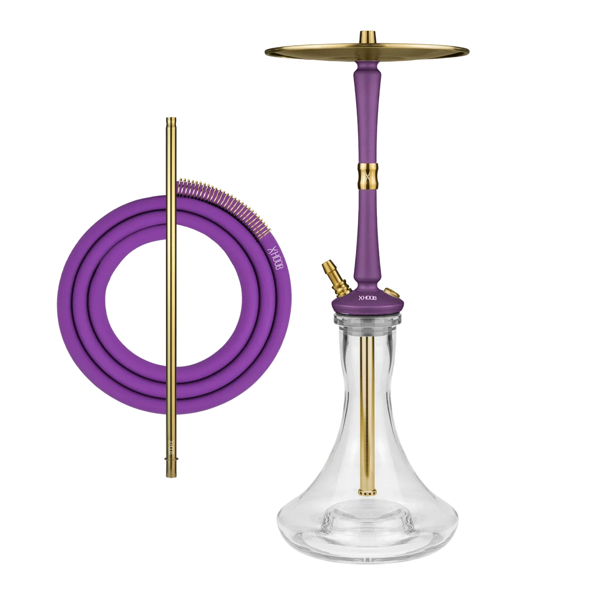 Hoob Go On A Hookah - Purple x Gold