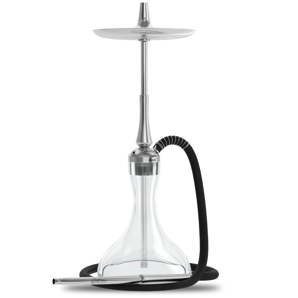 MattPear Ready S Pro ART Hookah With Threaded Base (Clear)