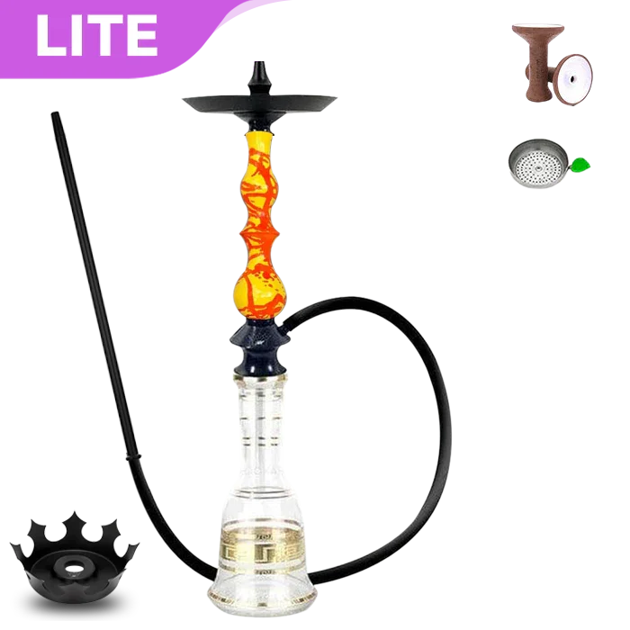 Regal Hookah Queen With Boho Base - Epoxy