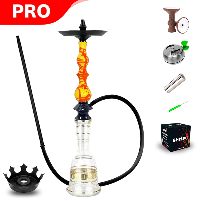 Regal Hookah Queen mit Boho-Base – Epoxidharz