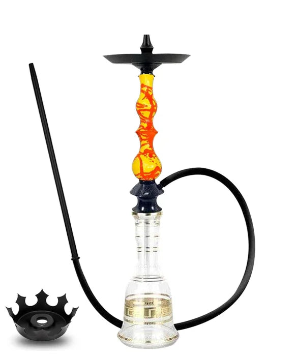 Regal Hookah Queen mit Boho-Base – Epoxidharz