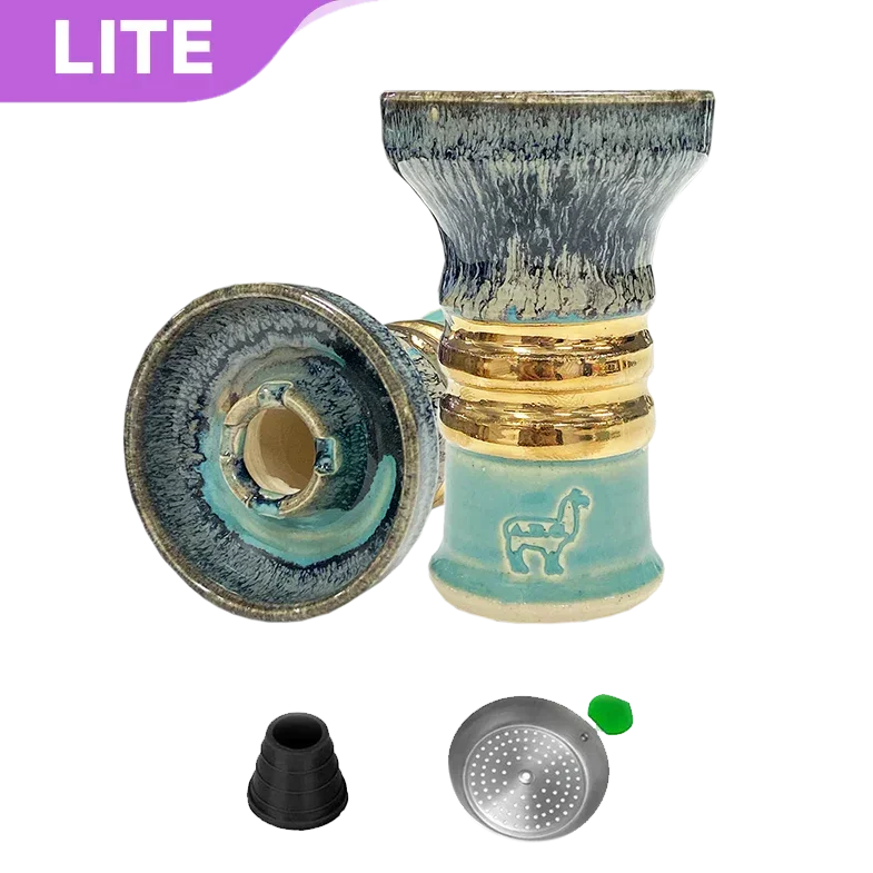 Alpaca Special Edition Mini Rook 18k Goldschale - Aqua