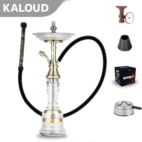 El Nefes Mini Pillar Shisha Komplettset mit Kopf &amp;amp; Schlauch