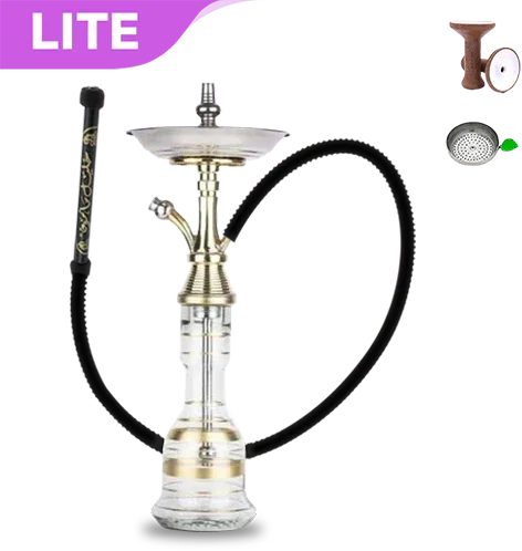 El Nefes Mini Pillar Shisha Komplettset mit Kopf &amp;amp; Schlauch