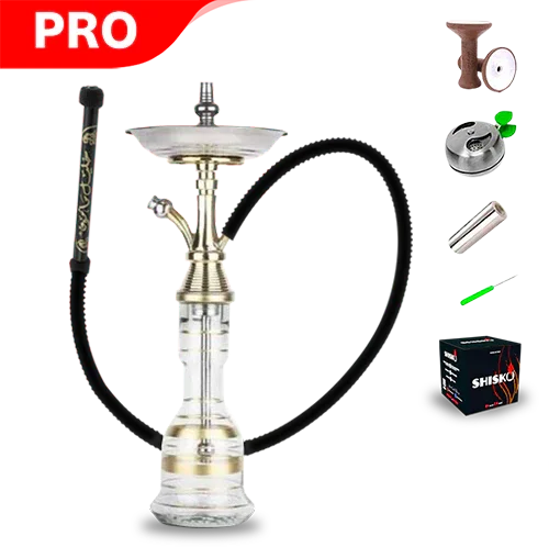 El Nefes Mini Pillar Shisha Komplettset mit Kopf &amp;amp; Schlauch