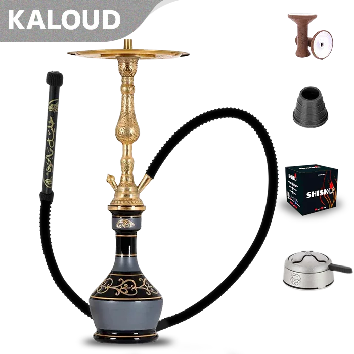 El Nefes Gazi Shisha - Schwarz