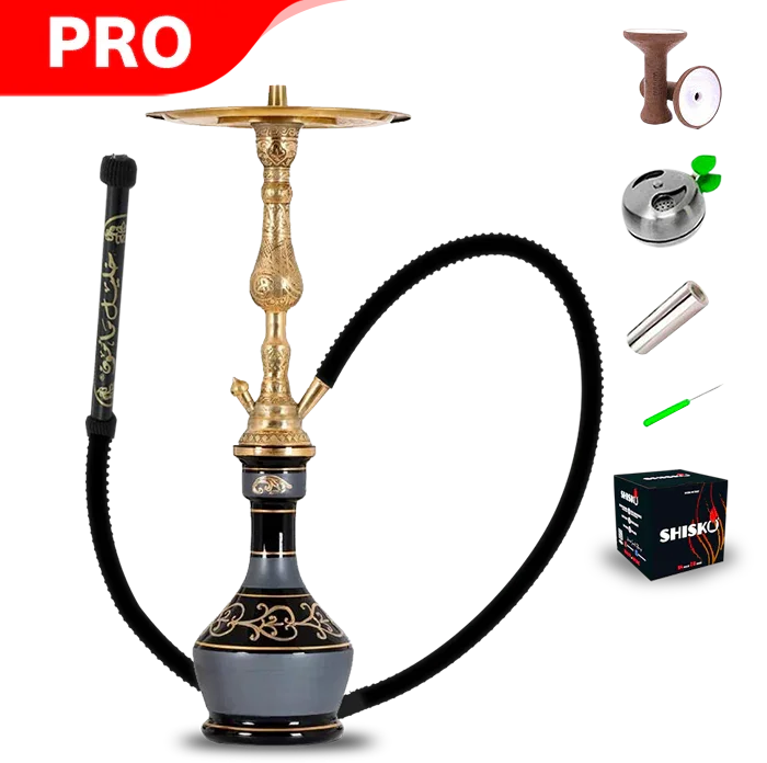 El Nefes Gazi Shisha - Schwarz