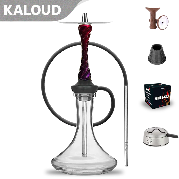 Jetpack Hookah - Bonbonrot Lila