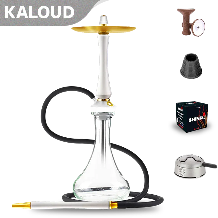 Union Hookah Sleek V2 - PVD Weiß