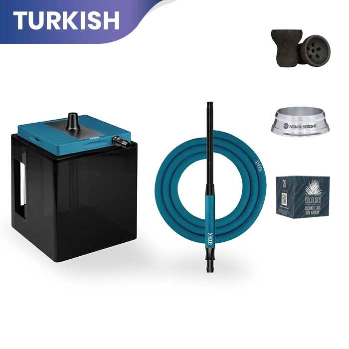 Hoob Atom Hookah - Marineblau Schwarz