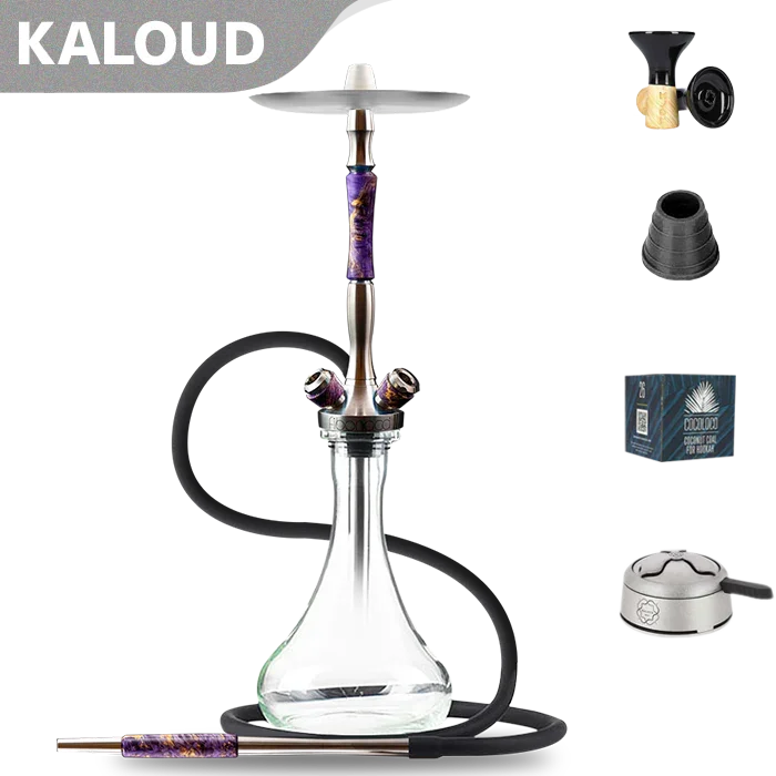 Union Hookah Fibonacci Shisha - Stabilisiertes Holz Lila