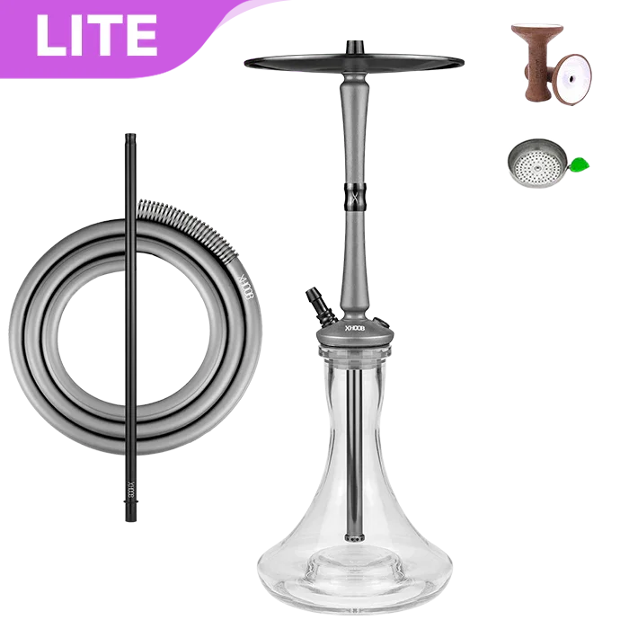 Hoob Go On A Hookah - Space Grey Schwarz