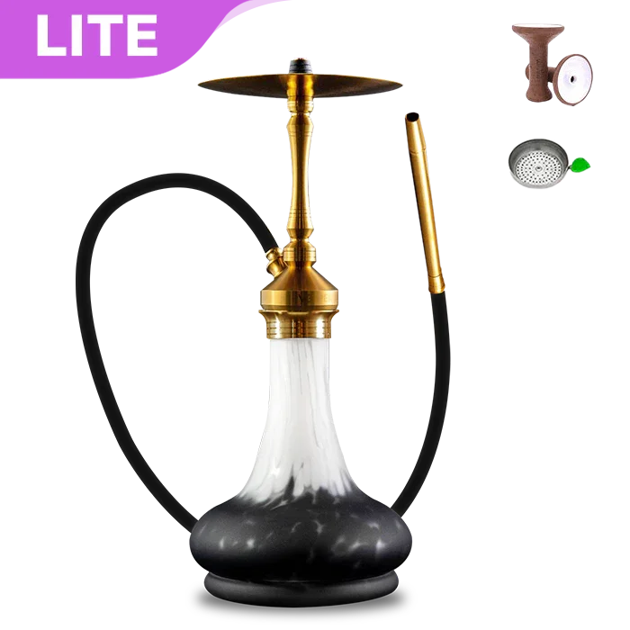 Vesper Hookah Vega PVD Gold mit Gewindebasis