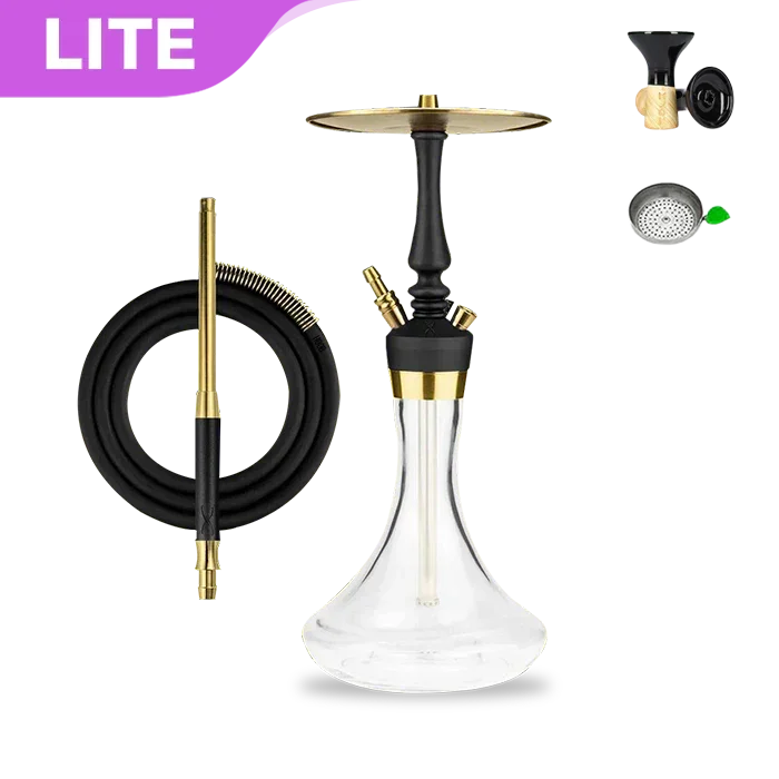 Hoob Mars Mini Pro Shisha - Schwarz Gold