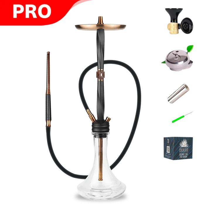 Hoob Apex Hookah - Schwarz Bronze