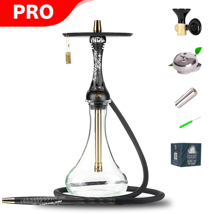 Alpha Hookah X VNDL Set - Jet Black