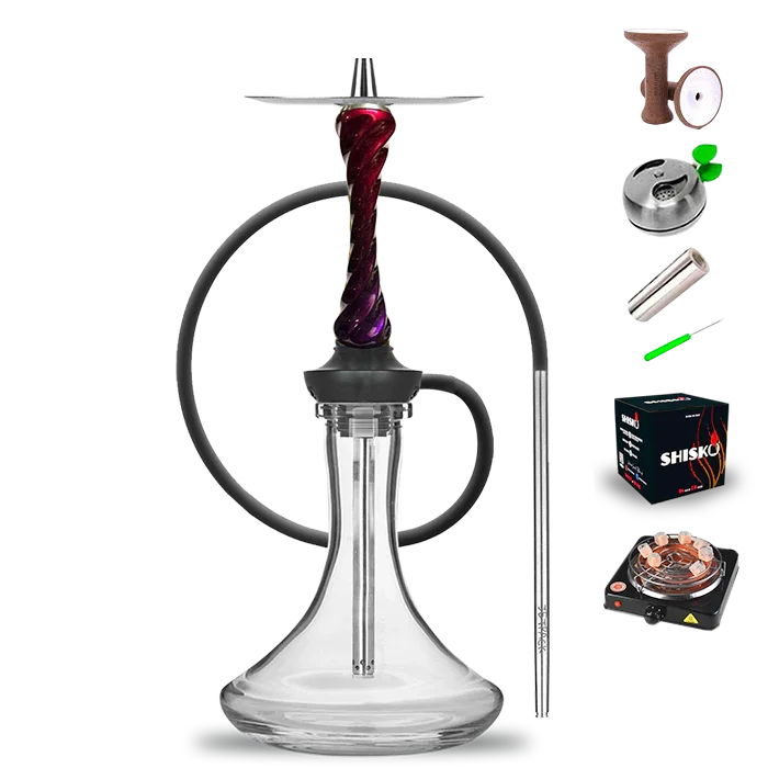 Jetpack Hookah - Candy Red Purple