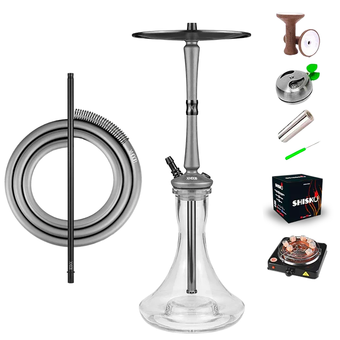 Hoob Go On A Hookah - Space Grey Black