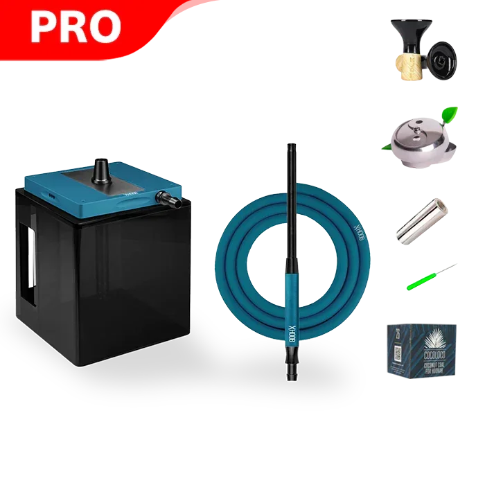 Hoob Atom Hookah - Marineblau Schwarz