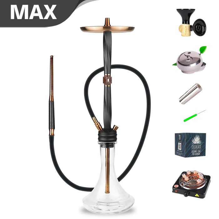 Hoob Apex Hookah - Schwarz Bronze