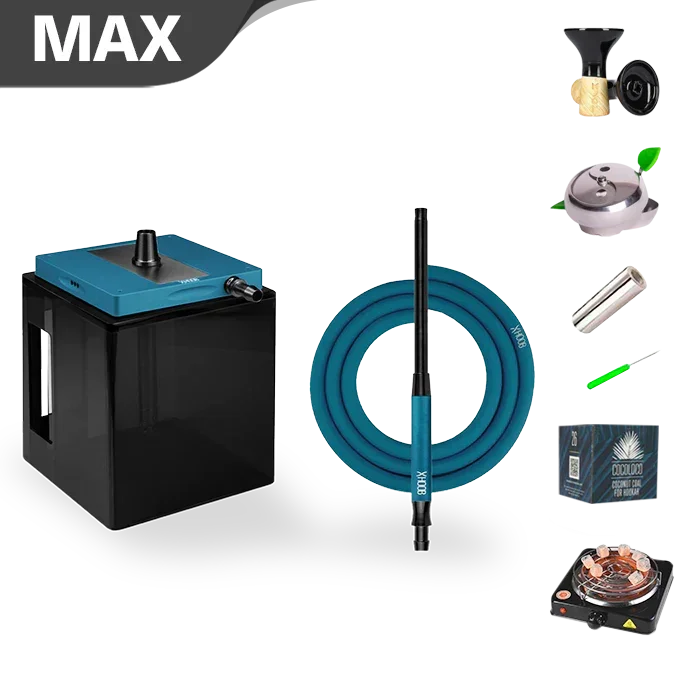 Hoob Atom Hookah - Marine Blue Black