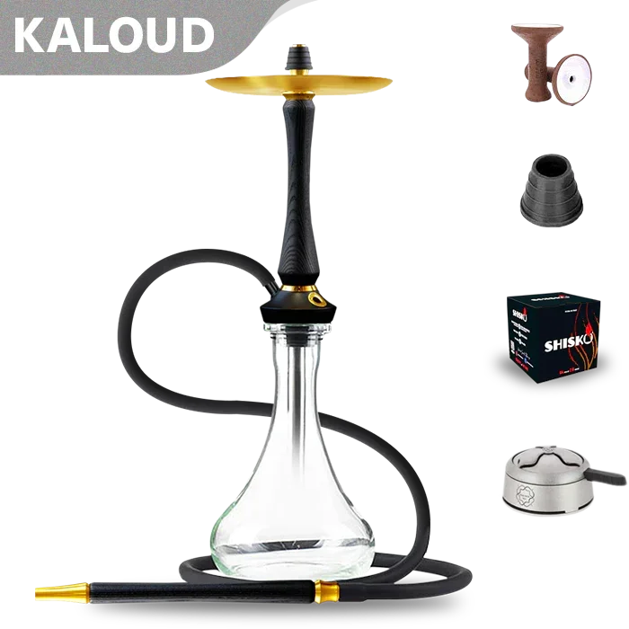 Union Hookah Sleek V2 - PVD Schwarz