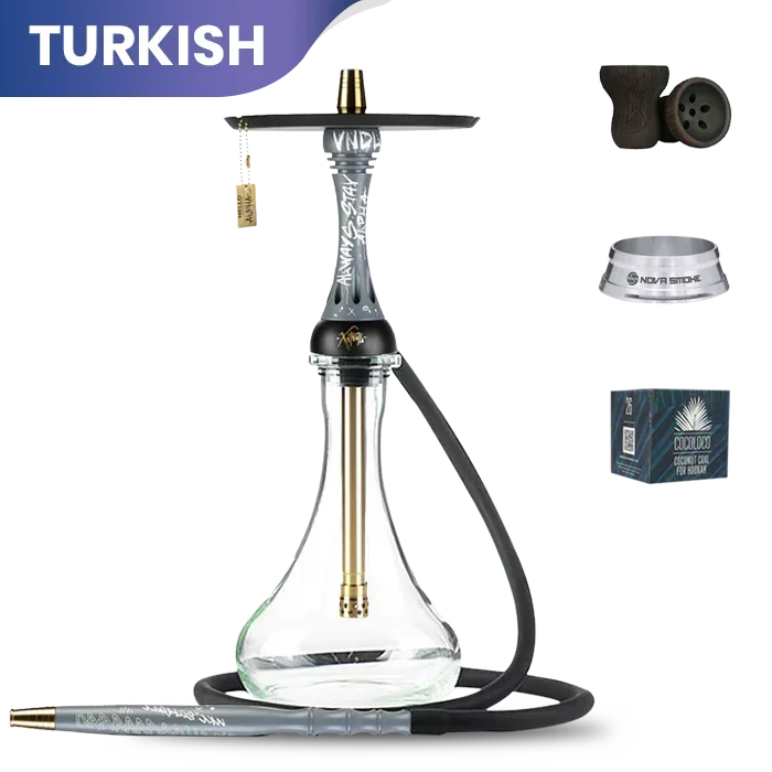 Alpha Hookah X VNDL Set - Nardo Gray