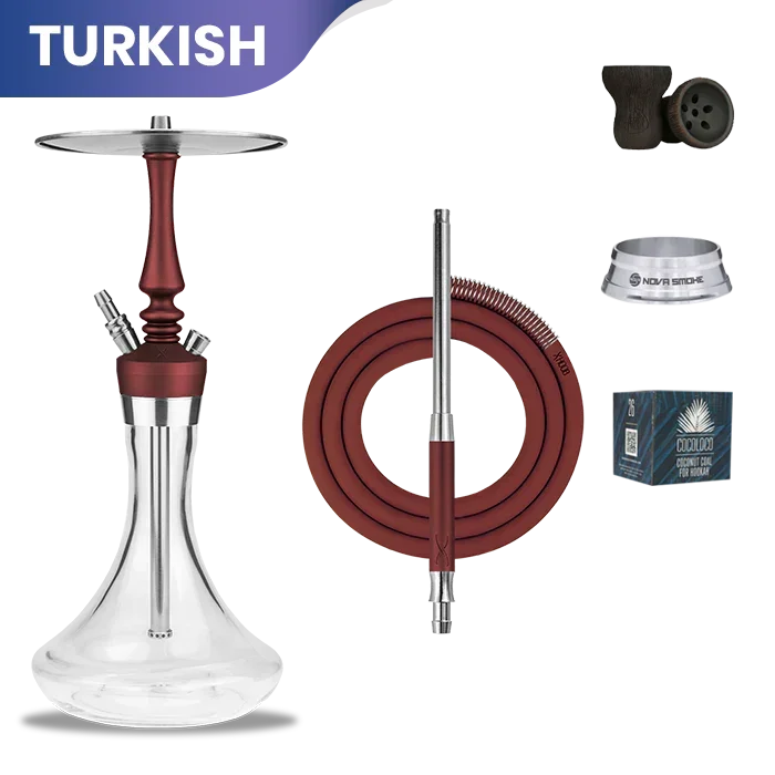 Hoob Mars Mini Pro Shisha - Weinrot