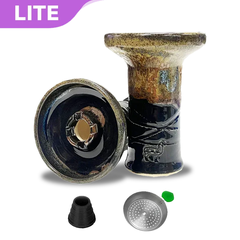 Alpaca Rook Shallow Bowl - Rustic Noir