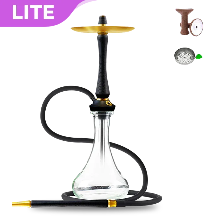 Union Hookah Sleek V2 - PVD Schwarz