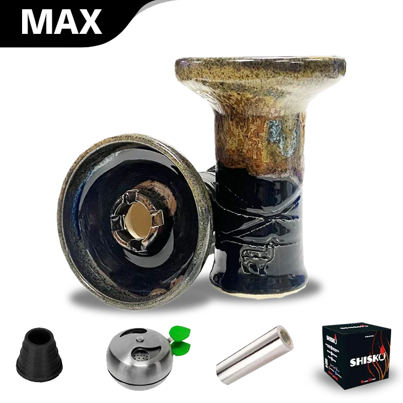 Alpaca Rook Shallow Bowl - Rustic Noir