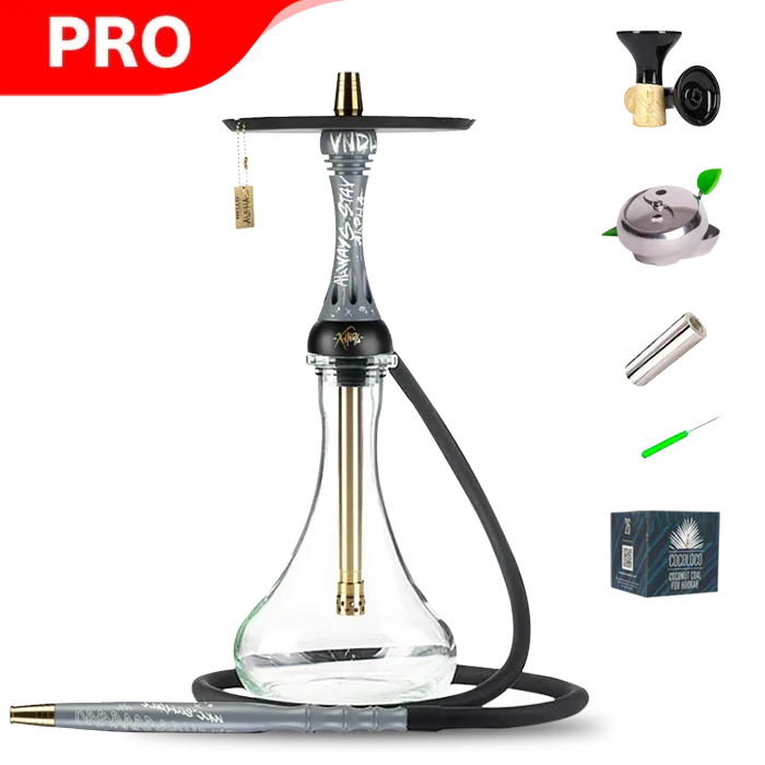 Alpha Hookah X VNDL Set - Nardo Gray