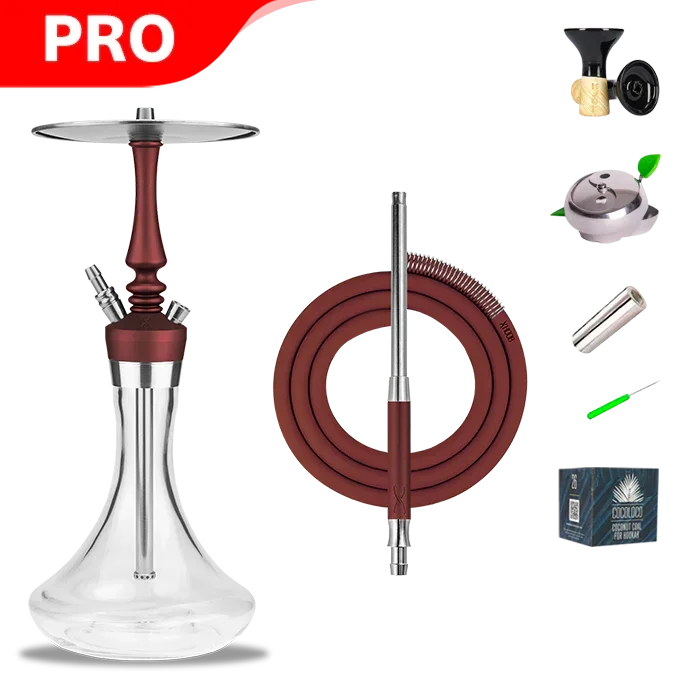Hoob Mars Mini Pro Shisha - Weinrot