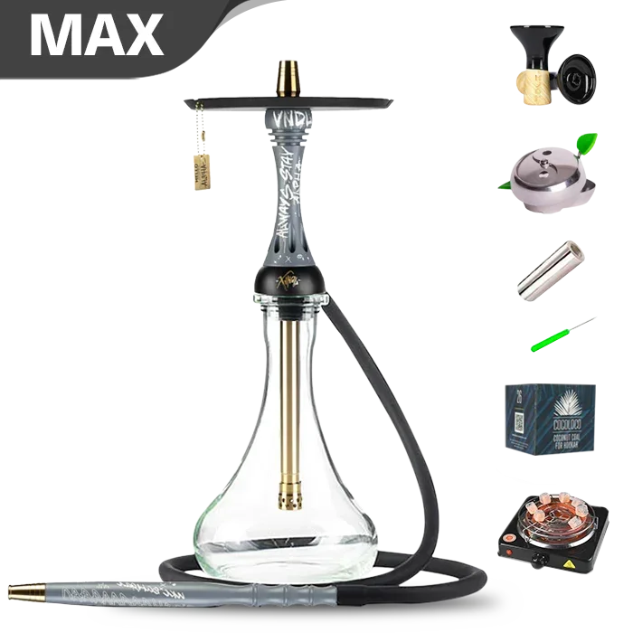 Alpha Hookah X VNDL Set - Nardo Gray