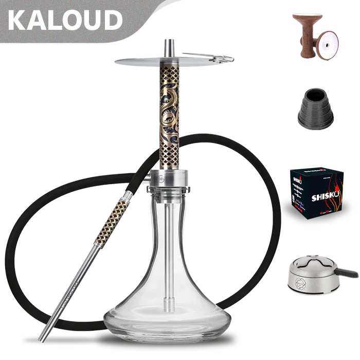 Geometry Hookah Big Bro - Gold Dragon 2024