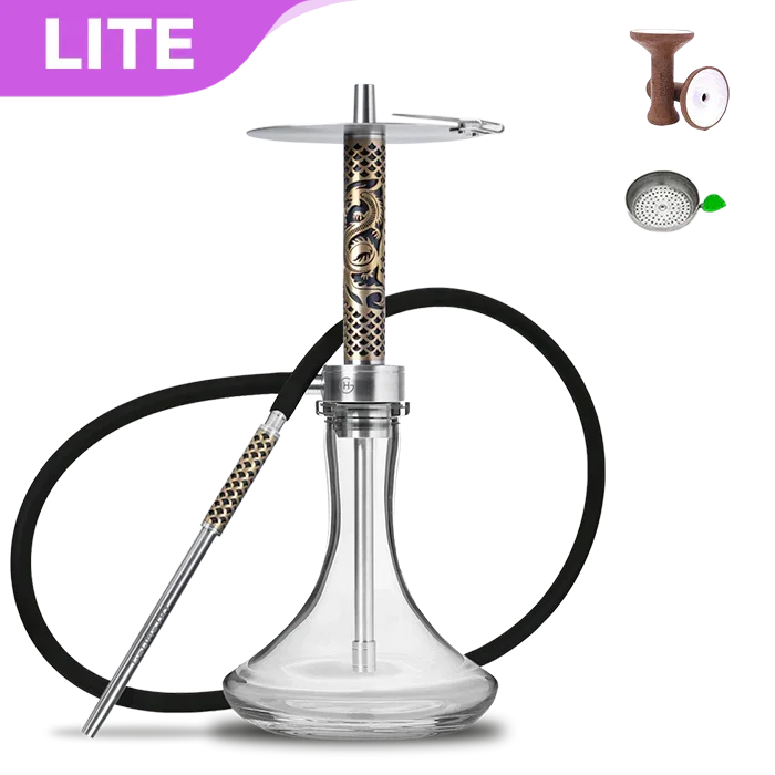 Geometry Hookah Big Bro - Gold Dragon 2024