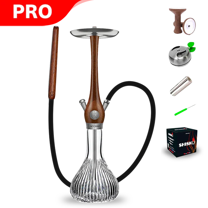 Wookah Merbau Mastercut Onion Hookah