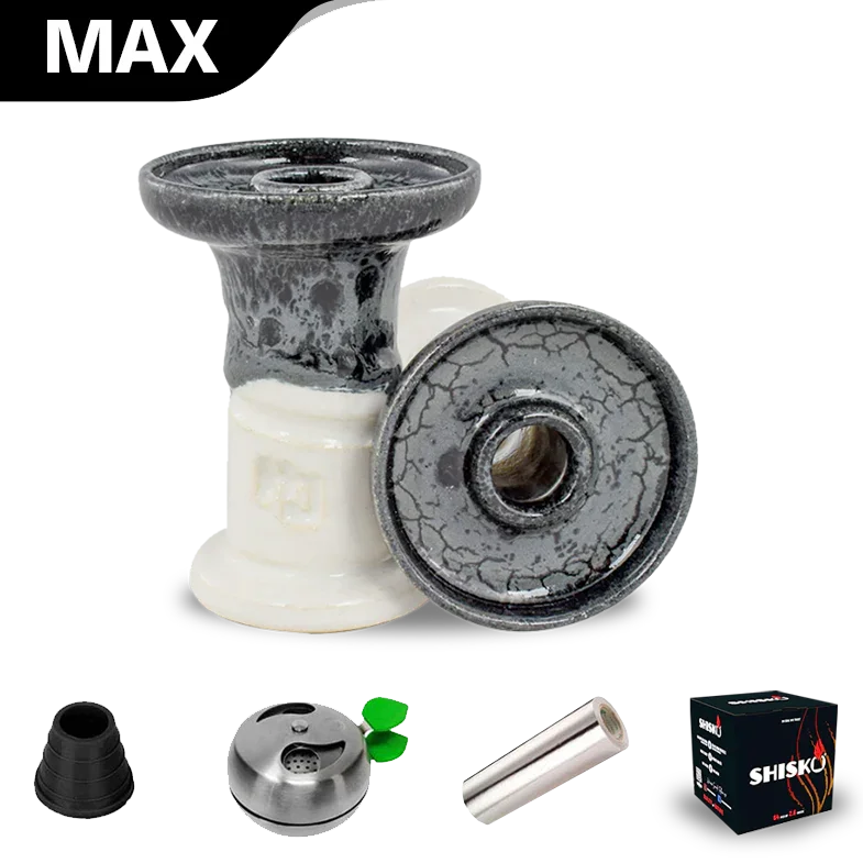 HJ 80 Feet 80 Bowl - Wet Ash over White