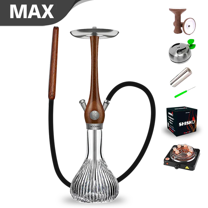 Wookah Merbau Mastercut Onion Hookah
