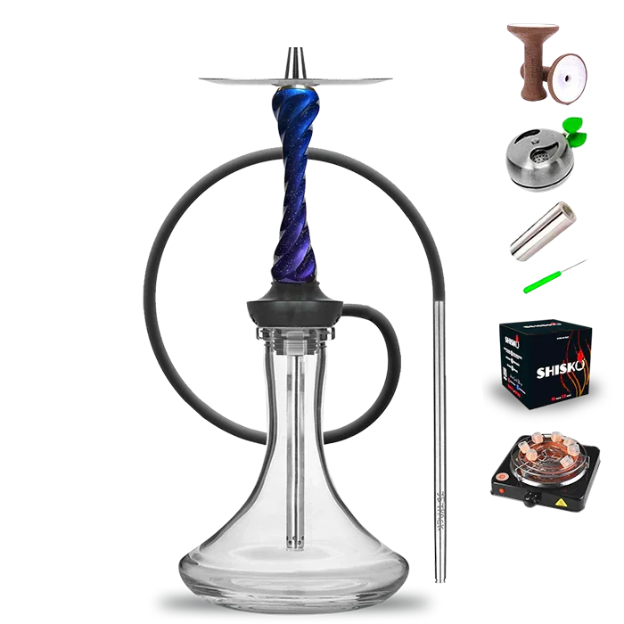Jetpack Hookah - Candy Blue Galaxy