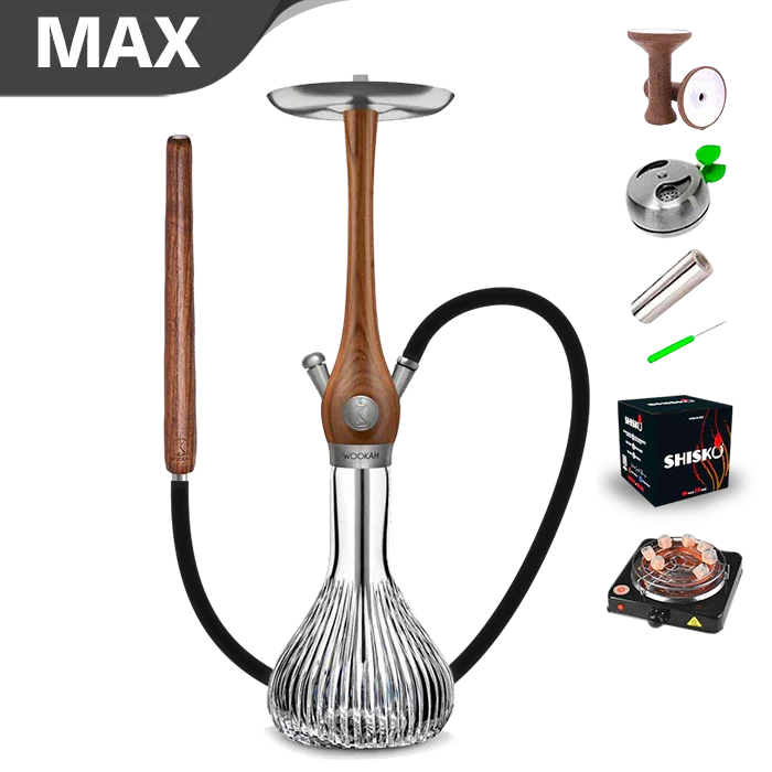 Wookah Walnut Mastercut Onion Hookah