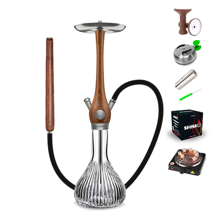 Wookah Walnut Mastercut Onion Hookah