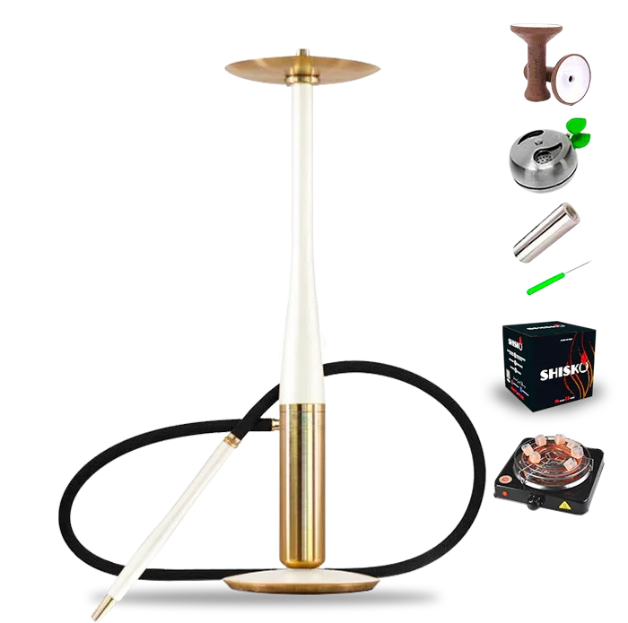 Union Hookah Argument - PVD White Gold